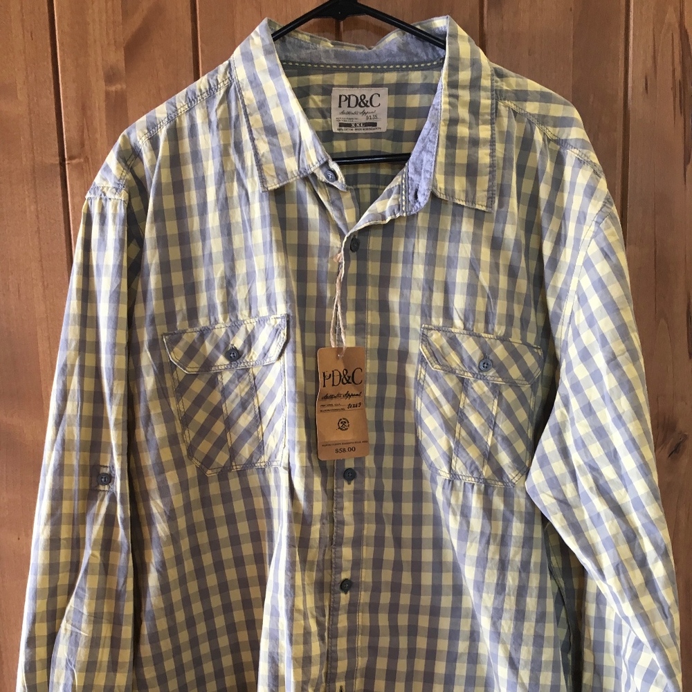 PD&C Men's Long Sleeve Button Down